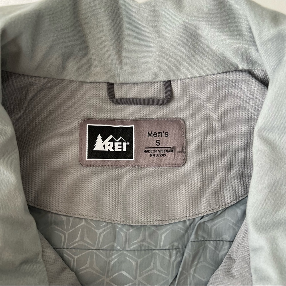 Rei Elements | 2 Toned Gray Shell Zipper Jacket - image 3